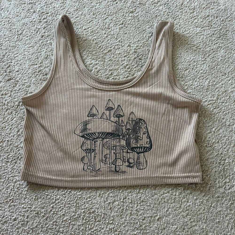 Romwe Women's Mushroom Tank Top